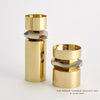 Global Views Romano Brass Candle Holder