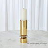 Global Views Romano Brass Candle Holder