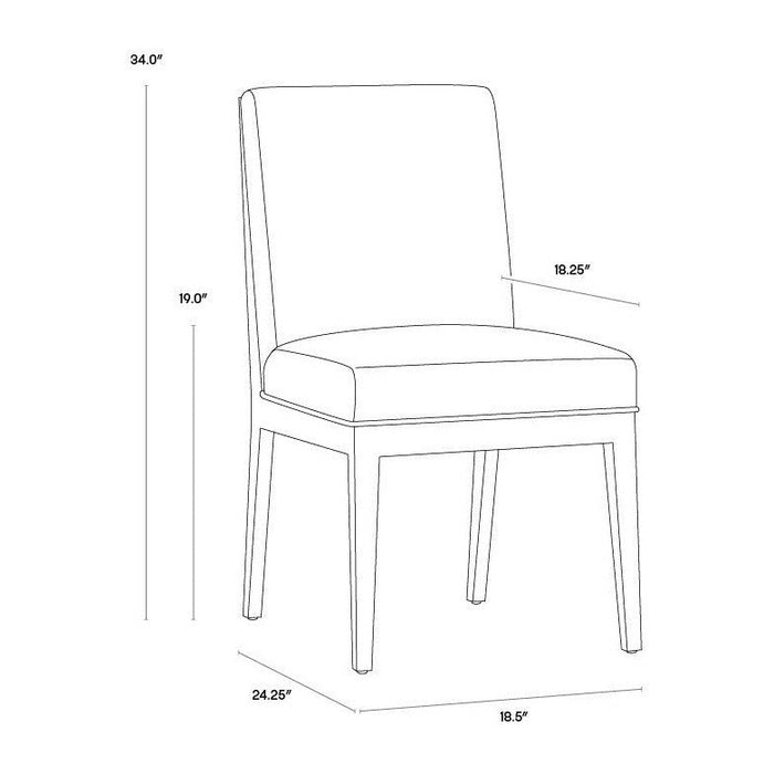 Sunpan Sofia Dining Chair - Set of 2