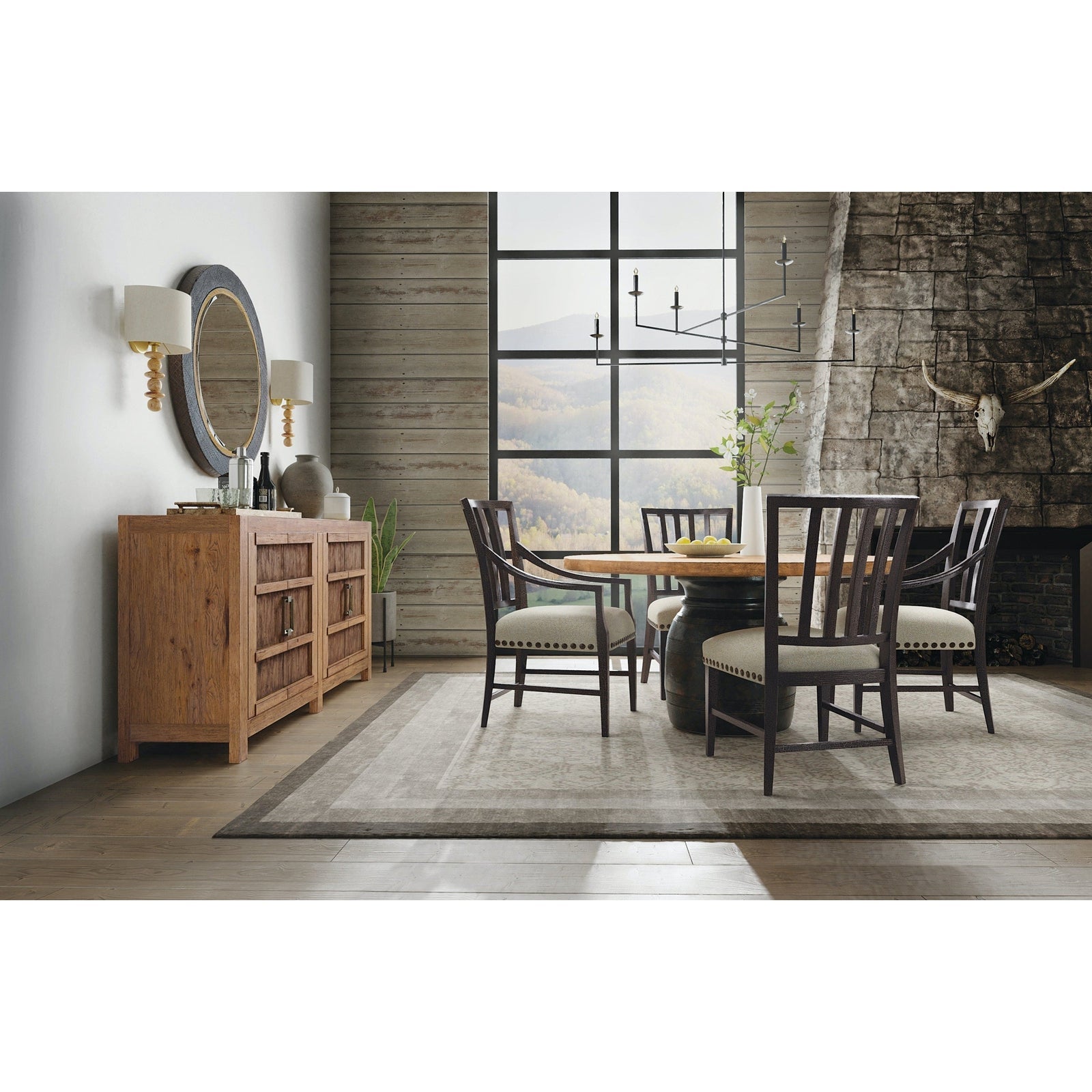 Hooker Furniture Big Sky Round Dining Table