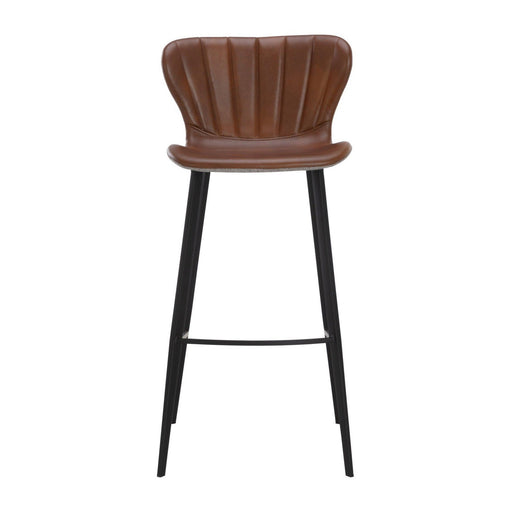 Sunpan Arabella Barstool - Bravo Cognac / November Grey