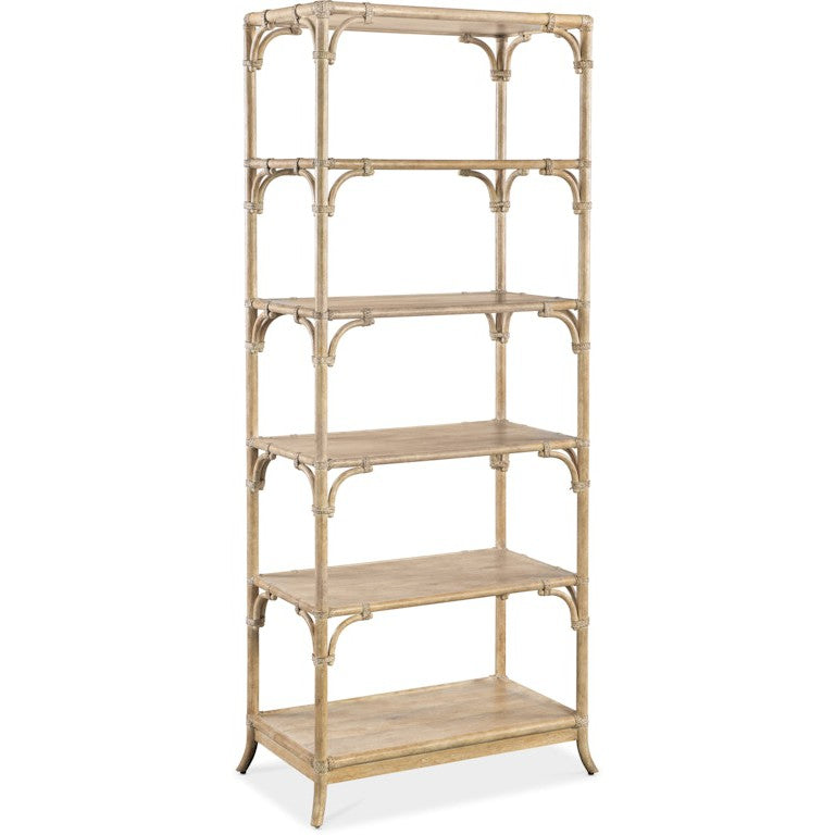 Hooker Furniture Retreat Pole Rattan Bookcase