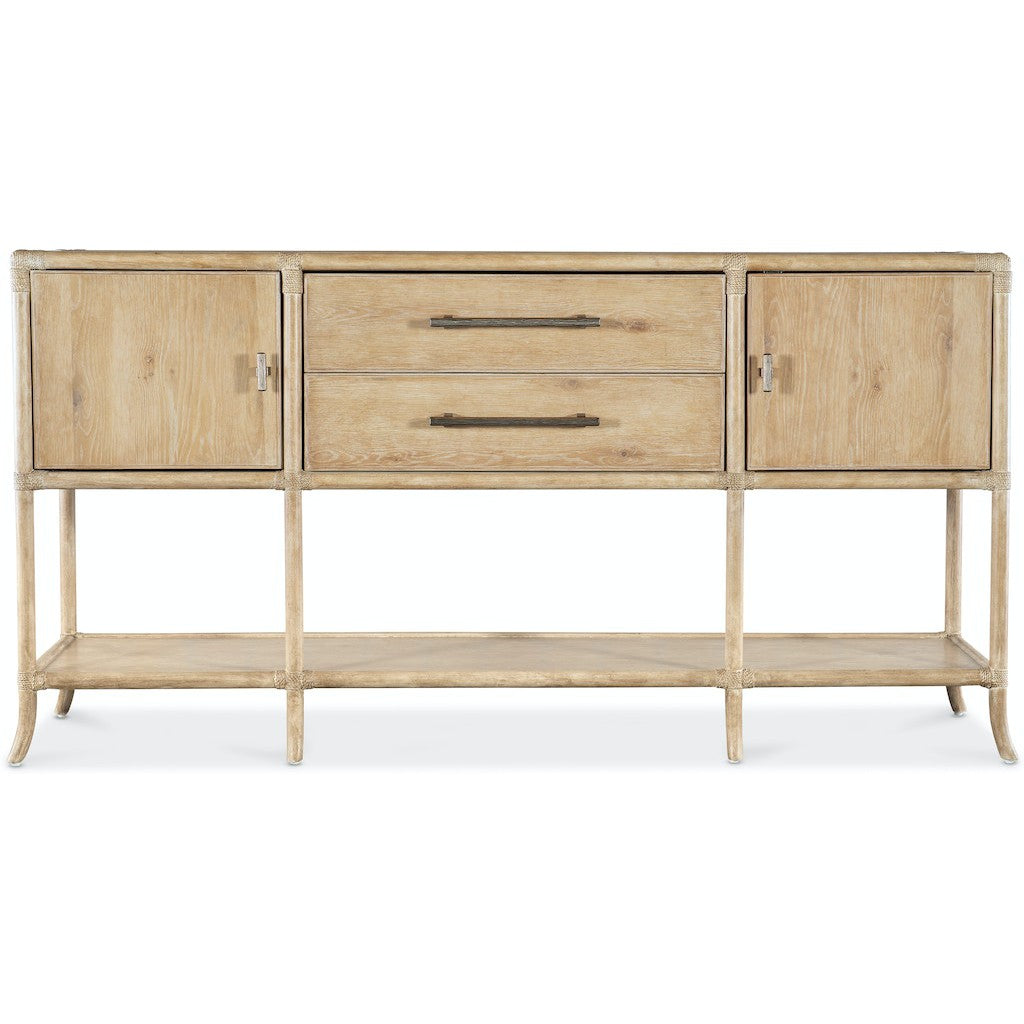 Hooker Furniture Retreat Pole Rattan Sideboard