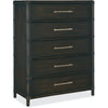 Hooker Furniture Retreat Pole Rattan Five-Drawer Chest