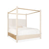Hooker Furniture Retreat Pole Rattan Upholstered Poster Bed w/Canopy