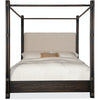 Hooker Furniture Retreat Pole Rattan Upholstered Poster Bed w/Canopy