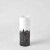 Global Views Confetti Vase - BlackWhite