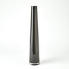 Global Views Glass Tower Vase - Black