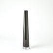 Global Views Glass Tower Vase - Black