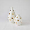 Global Views Dimples Vase - White