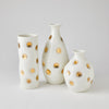 Global Views Dimples Vase - White