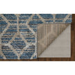 Feizy Mynka 39ICF Transitional Diamond in Blue/Ivory