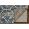 Feizy Mynka 39ICF Transitional Diamond in Blue/Ivory