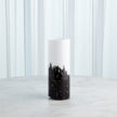 Global Views Confetti Vase - BlackWhite