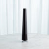 Global Views Glass Tower Vase - Black