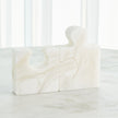 Global Views Alabaster Jigsaw Bookends - Set of 2