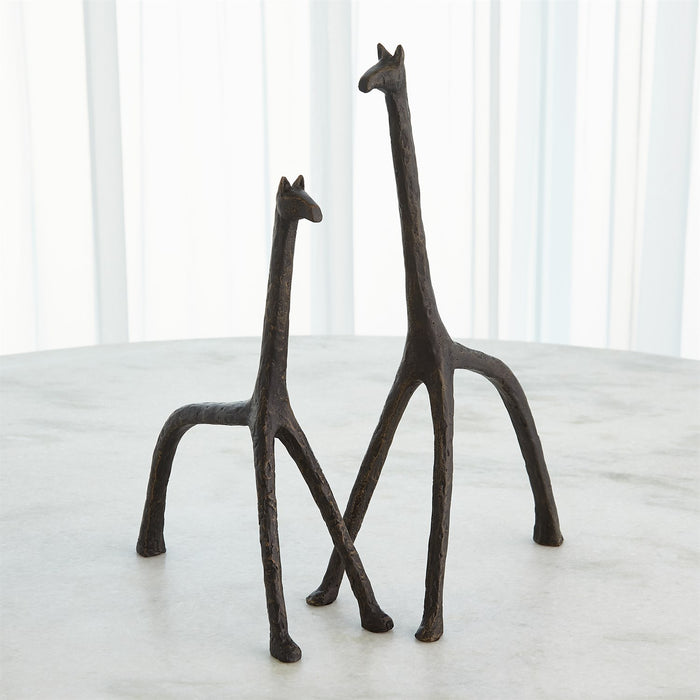 Cast-Iron Giraffe Paper Roll Holder Green