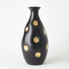 Global Views Dimples Vase - Black