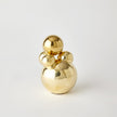 Global Views Bubble Orb Holder - Brass