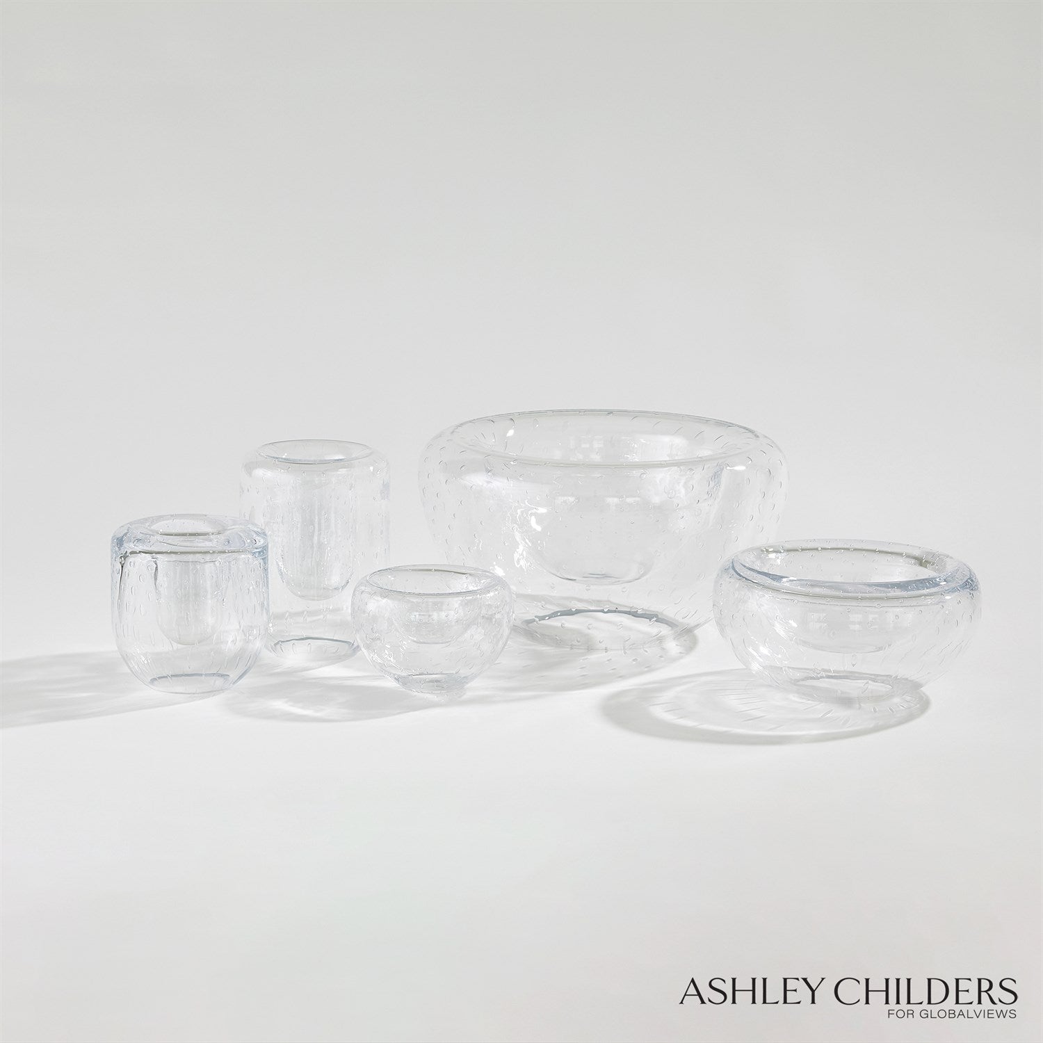 Global Views Double Take Collection - Clear Seeded by Ashley Childers