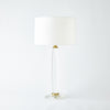 Global Views Bowed Crystal Column Lamp