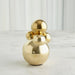 Global Views Bubble Orb Holder - Brass