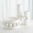 Global Views Hera Vase & Bowl - Matte White
