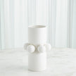 Global Views Hera Vase & Bowl - Matte White