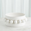 Global Views Hera Vase & Bowl - Matte White