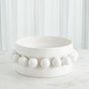 Global Views Hera Vase & Bowl - Matte White
