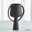 Global Views Aquitaine Vase - Matte Black