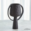 Global Views Aquitaine Vase - Matte Black