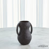 Global Views Aquitaine Vase - Matte Black