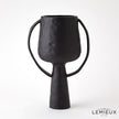 Global Views Aquitaine Vase - Matte Black