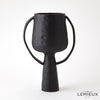 Global Views Aquitaine Vase - Matte Black