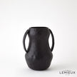 Global Views Aquitaine Vase - Matte Black