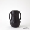 Global Views Aquitaine Vase - Matte Black