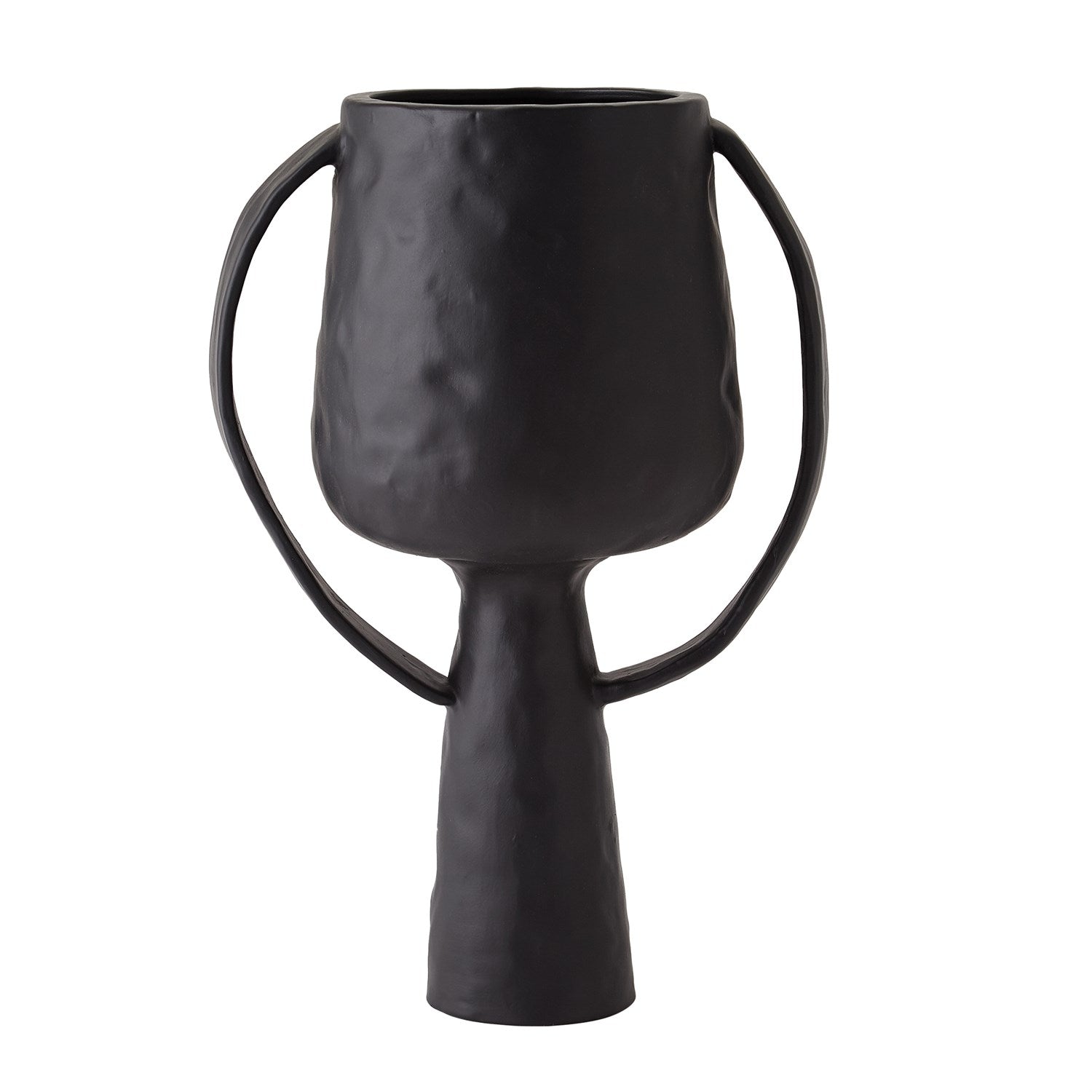 Global Views Aquitaine Vase - Matte Black