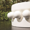 Global Views Hera Vase & Bowl - Matte White