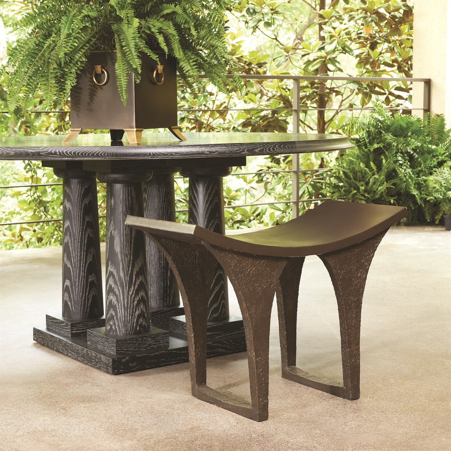 Global Views Via Margutta Metal Planter