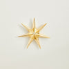 Global Views Stellar Wall Star Gold