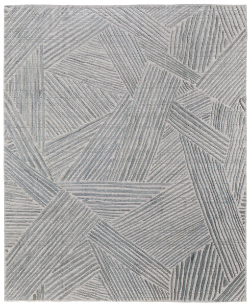 Feizy Elias 69FYF Rug in Green/Gray