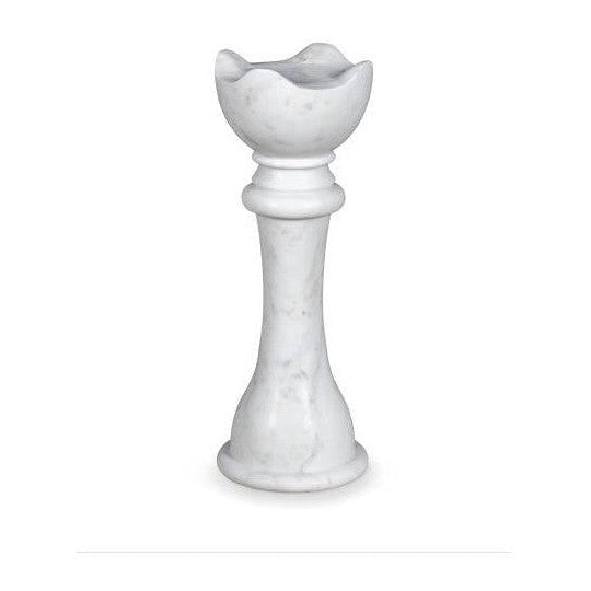 Maitland Smith White Chess Table Queen