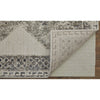 Feizy Kano 39LJF Transitional Distressed Rug in Ivory/Taupe/Gray