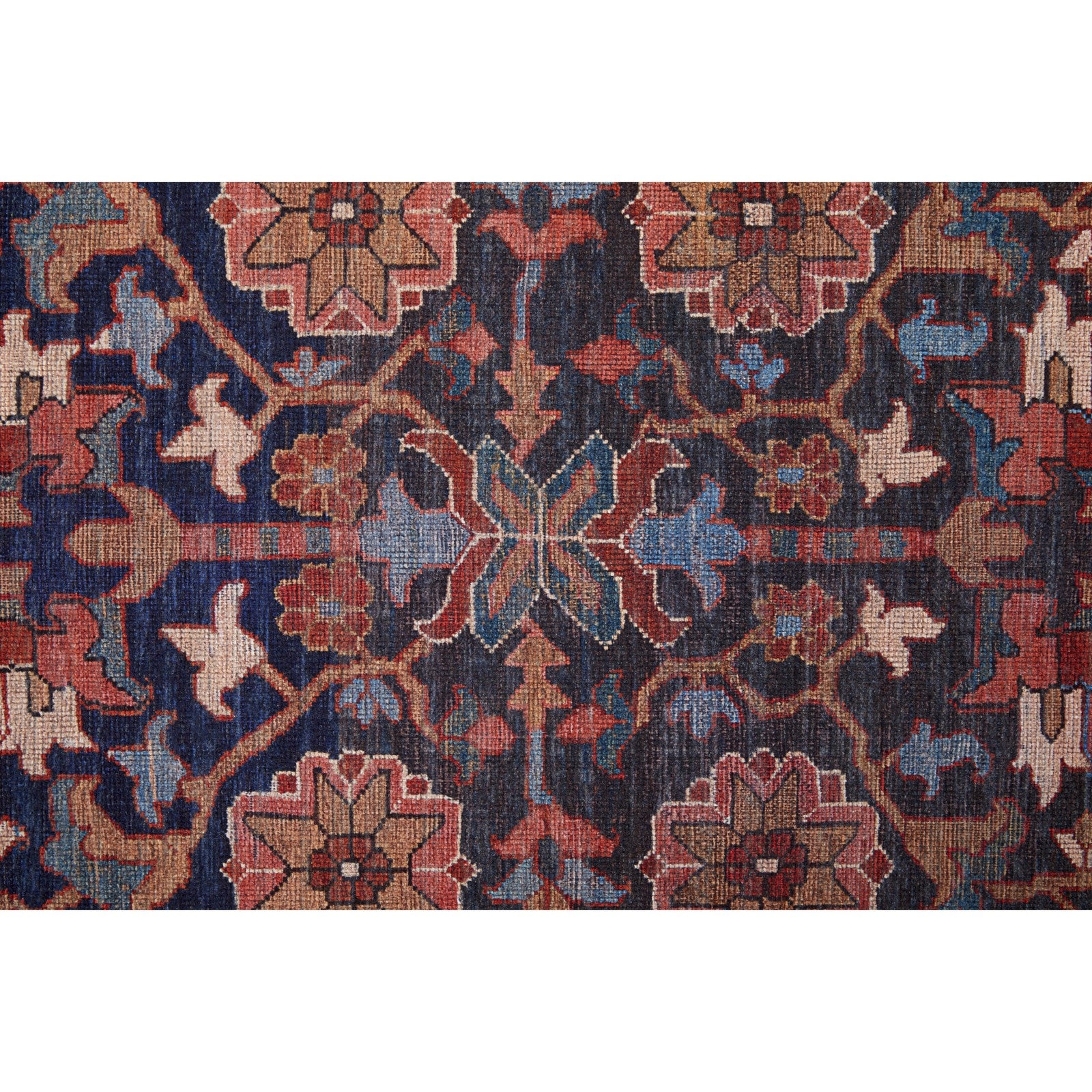 Feizy Rawlins 39HIF Transitional Oriental in Red/Orange/Blue