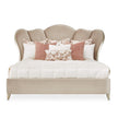 Michael Amini Villa Cherie Tufted Upholstered Bed