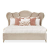 Michael Amini Villa Cherie Tufted Upholstered Bed