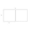 Sunpan Wild Ones Gold Floater Frame - Set of 2