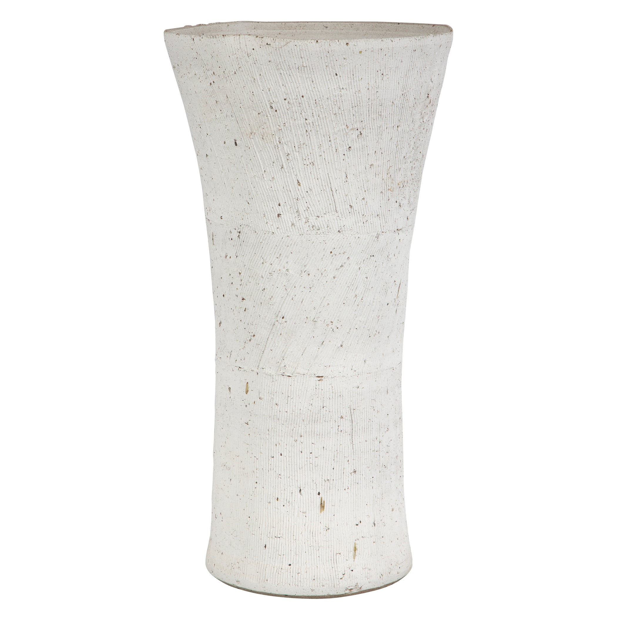 Uttermost Floreana White Vase