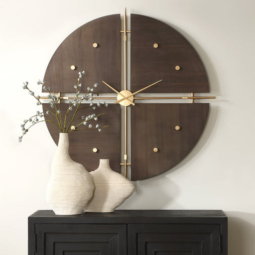 Uttermost Walnut Elegance Wall Clock